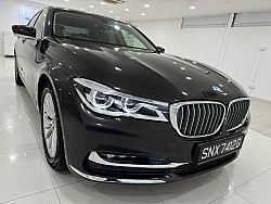 BMW 730LI Sunroof LED NAV HUD 2016 Brown Rear Entertainment